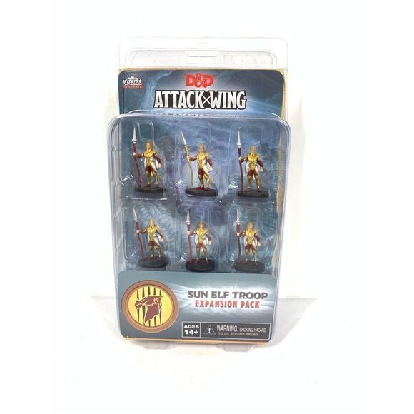 Dungeon & Dragon D&D Attack Wing Sun Elf Troop Expansion Pack Wizkids - Picture 1 of 6